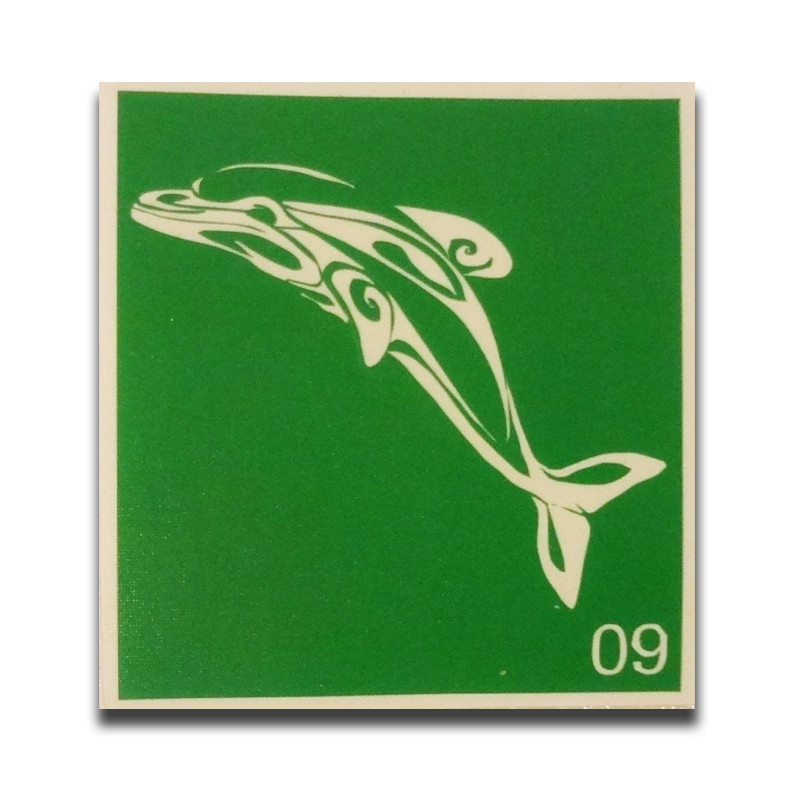 Трафарет для мехенди "Дельфин" - фото 1 - id-p7814488