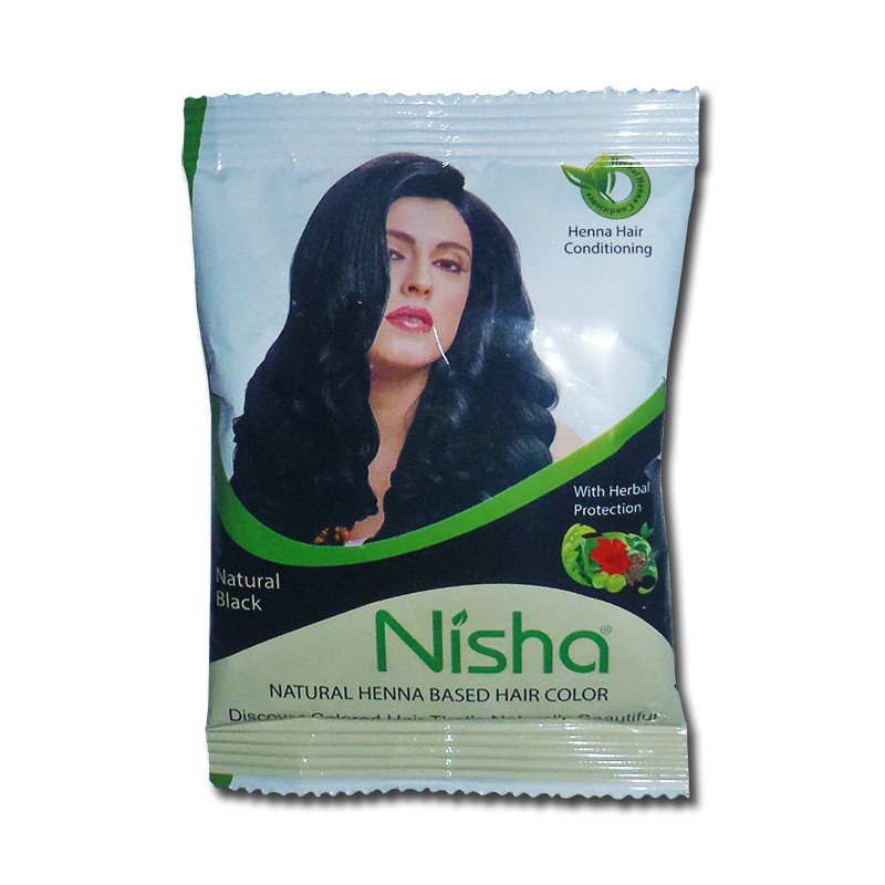Черная хна для волос Ниша (Nisha), 25 г - фото 1 - id-p7814647