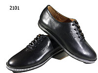 Туфли женские комфорт натуральная кожа черные на шнуровке (2101) 38