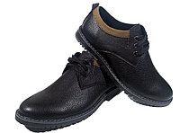 Туфли мужские натуральная кожа черные на шнуровке (Т-9) 44 Черный