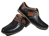 Туфли комфорт мужские натуральная кожа на шнуровке (batich) 42