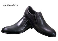 Туфли мужские классические натуральная кожа черные на шнуровке (4813) 42