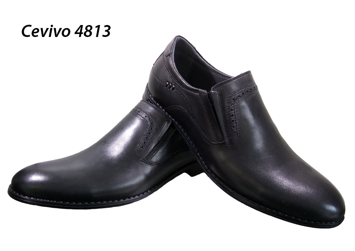 Туфли мужские классические натуральная кожа черные на шнуровке (4813) 42 - фото 1 - id-p7814166