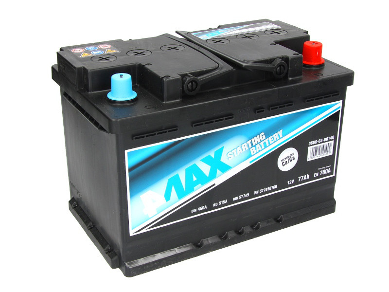 Аккумулятор 4Max Bateries 77Ah/760A R+(0) Ecoline 278x175x190 - фото 1 - id-p4753806