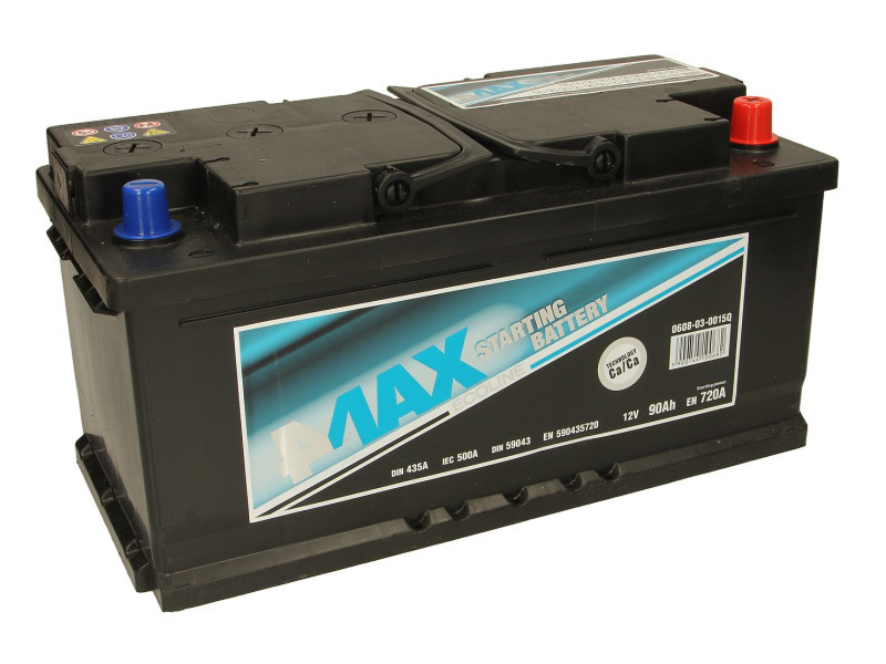 Аккумулятор 4Max Bateries 90Ah/720A R+(0) Ecoline 353x175x175 - фото 1 - id-p4753807