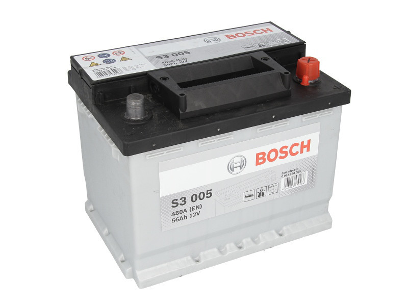 Аккумулятор Bosch S3 56Ah EN480A R+ (S3005) - фото 1 - id-p4753821