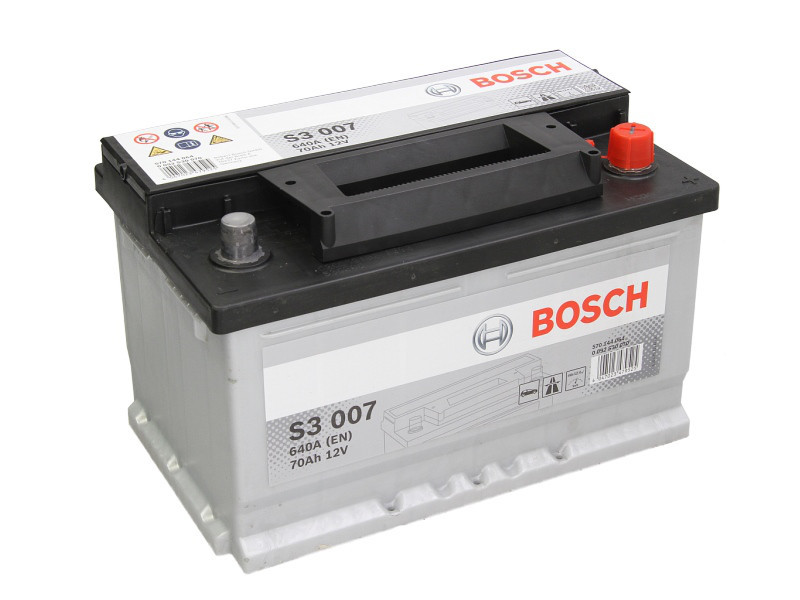 Аккумулятор Bosch S3 70Ah EN640A R+ (S3007) - фото 1 - id-p4753823