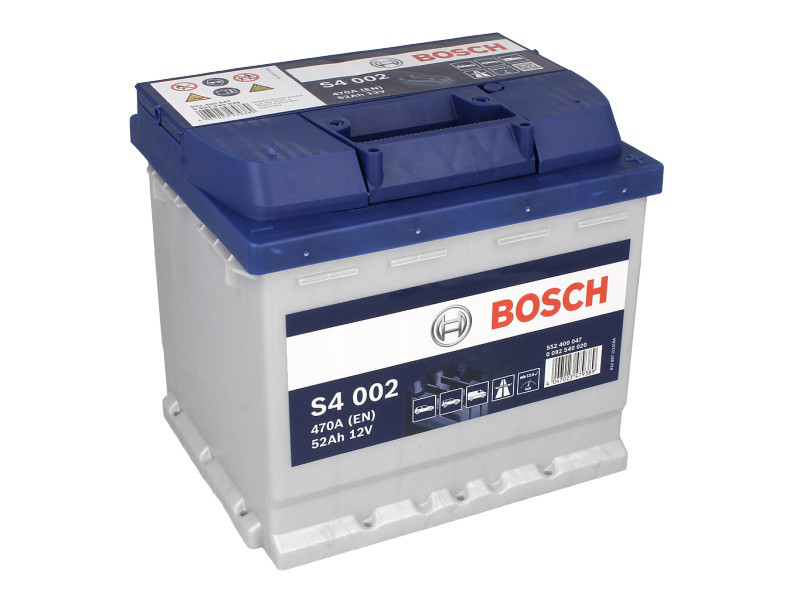 Аккумулятор Bosch S4 52Ah EN470A R+ (S4002) - фото 1 - id-p4753828