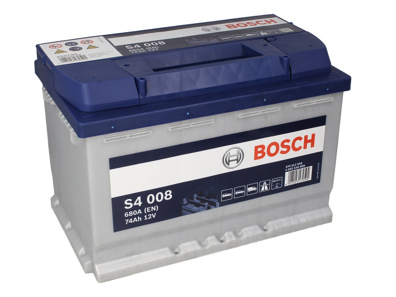 Аккумулятор Bosch S4 74Ah EN680A R+ (S4008) - фото 1 - id-p4753833