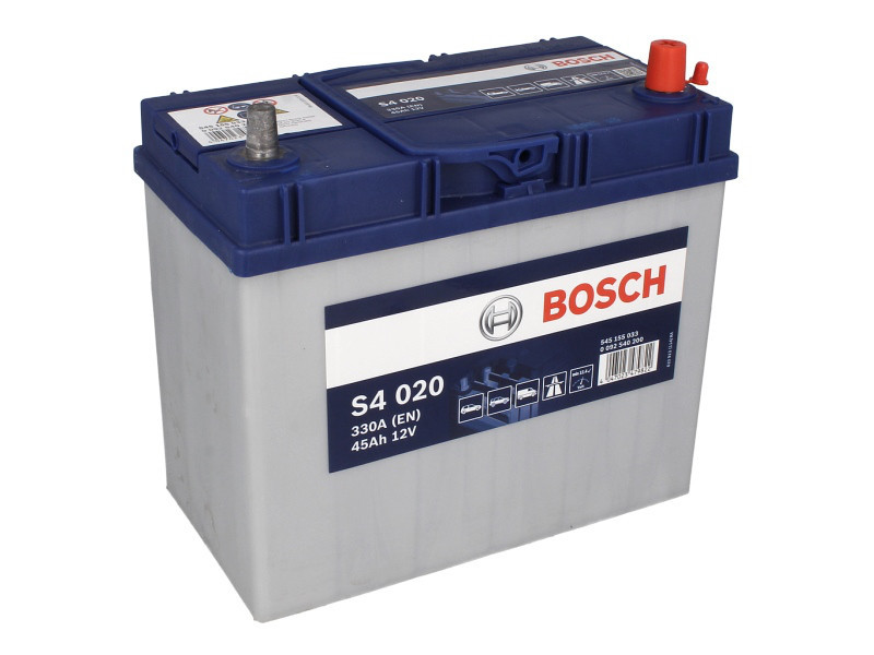 Аккумулятор Bosch S4 45Ah EN330A R+ Asia (S4021) - фото 1 - id-p4753840