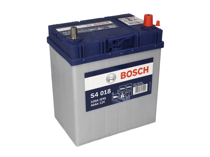 Аккумулятор Bosch S4 40Ah EN330A R+ Asia (S4018) - фото 1 - id-p4753837