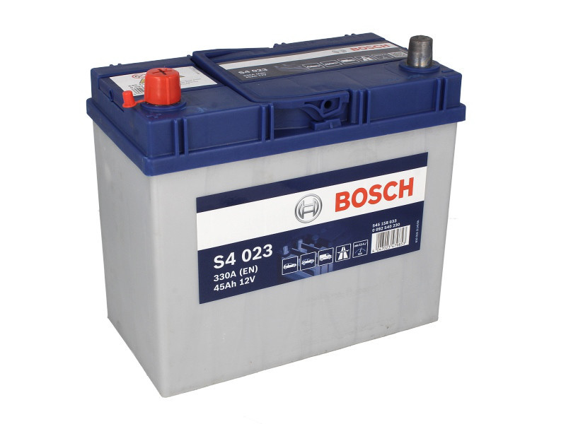 Аккумулятор Bosch S4 45Ah EN330A L+ Asia (S4023) - фото 1 - id-p4753842