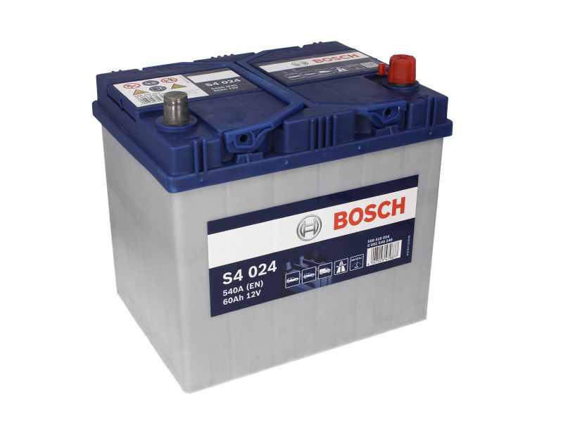 Аккумулятор Bosch S4 60Ah EN540A R+ Asia (S4024) - фото 1 - id-p4753843