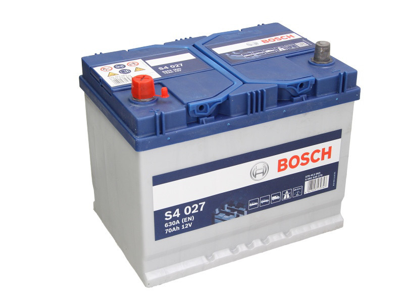 Аккумулятор Bosch S4 70Ah EN630A L+ Asia (S4027) - фото 1 - id-p4753846
