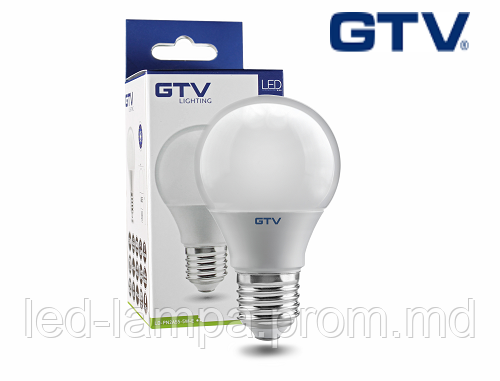 Светодиодная LED лампа GTV, 5W, 4000К, нейтрального свечения, цоколь - Е27, 2 года гарантии! - фото 1 - id-p5960391