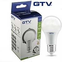 Светодиодная LED лампа GTV, 10W, E27, диммируемая, 10%/50%/100%. Гарантия - 2 года