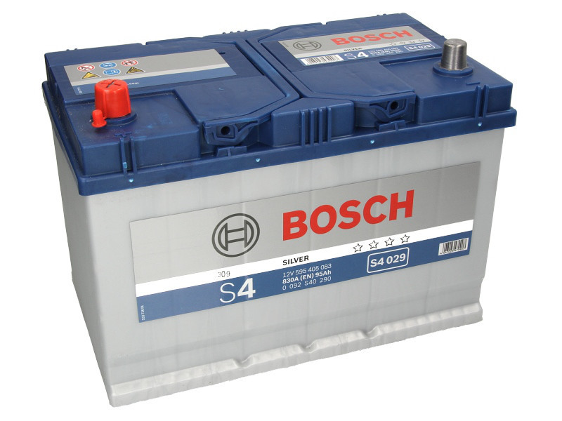 Аккумулятор Bosch S4 95Ah EN830A L+ Asia (S4029) - фото 1 - id-p4753848