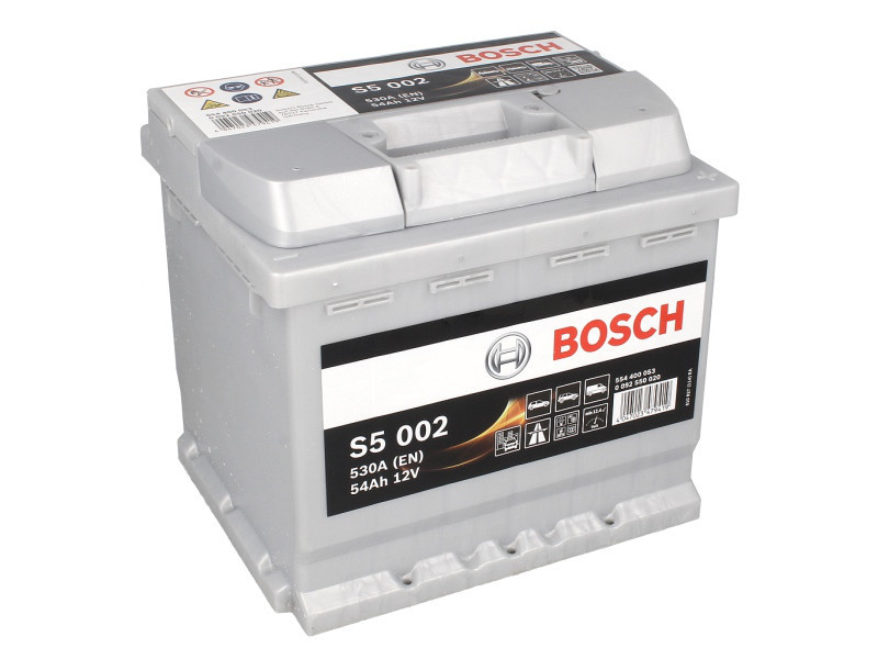 Аккумулятор Bosch S5 54Ah EN530A R+ (S5002) - фото 1 - id-p4753850