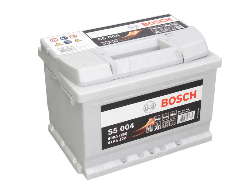Аккумулятор Bosch S5 61Ah EN600A R+ (S5004) - фото 1 - id-p4753851
