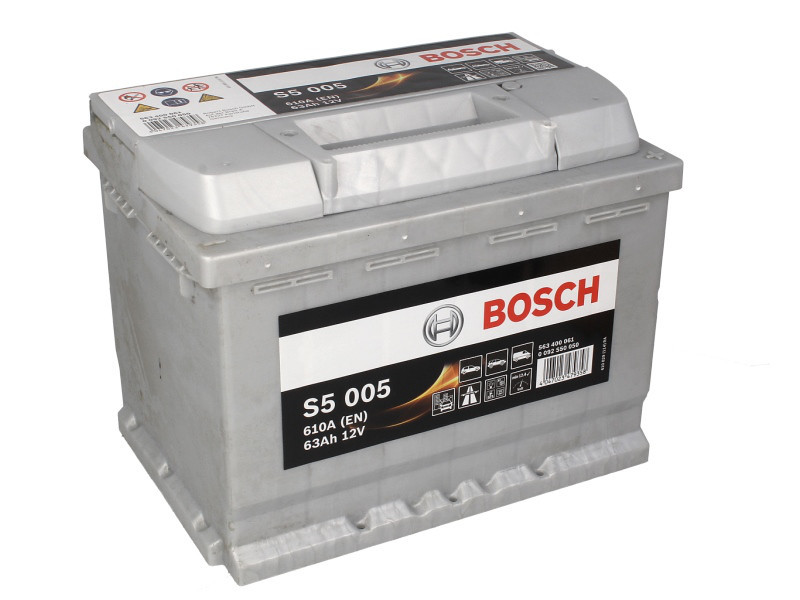 Аккумулятор Bosch S5 63Ah EN610A R+ (S5005) - фото 1 - id-p4753852