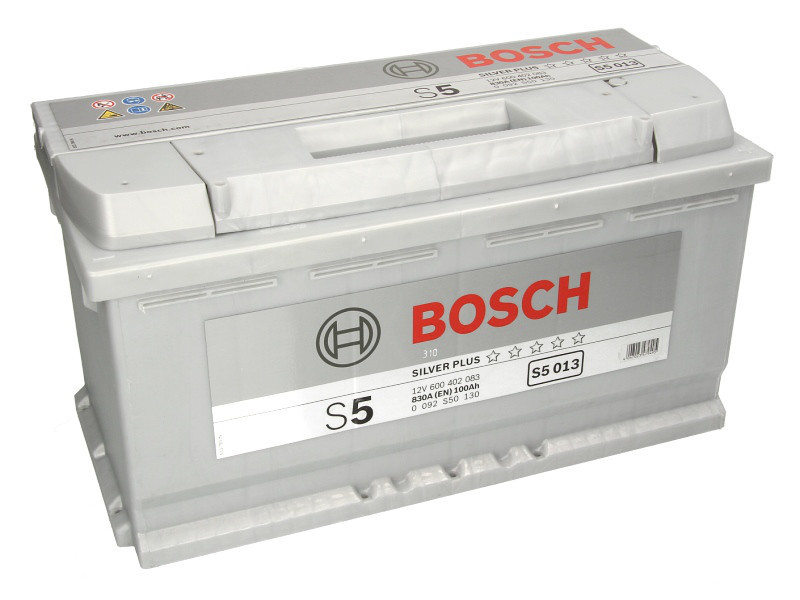 Аккумулятор Bosch S5 100Ah EN830A R+ (S5013) - фото 1 - id-p4753857