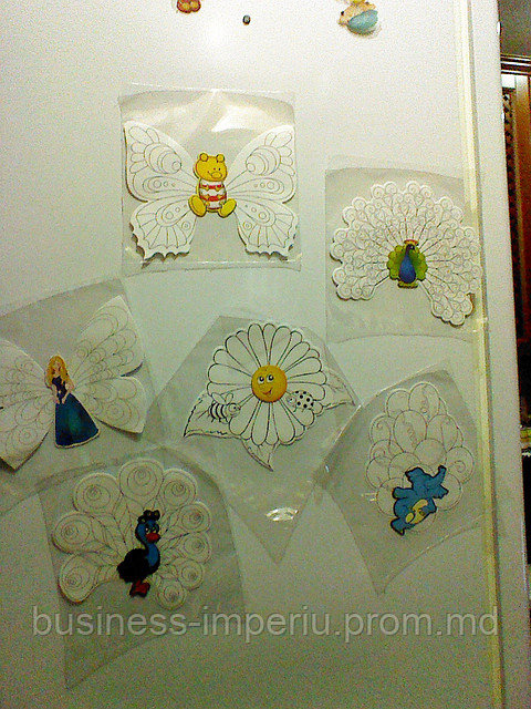 Magneti de frigider - cu colorare pentru copii - фото 1 - id-p1099447