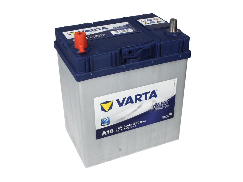 Аккумулятор VARTA BD 40Ah EN330 L+ Asia (A15) тон.клем. - фото 1 - id-p4753869