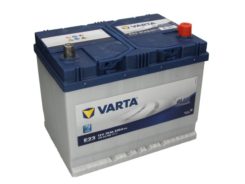 Аккумулятор VARTA BD 70Ah EN630 R+ Asia (E23) - фото 1 - id-p4753889