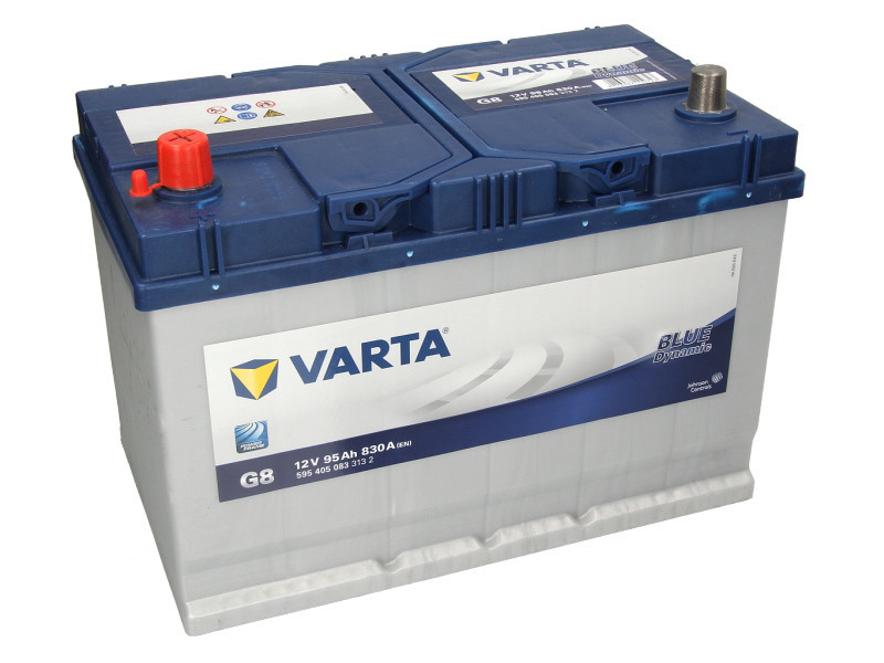 Аккумулятор VARTA BD 95Ah EN830 L+ Asia (G8) - фото 1 - id-p4753900