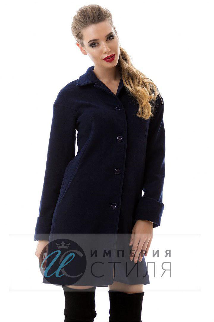Кашемировое пальто на пуговицах классическое осень - фото 1 - id-p5538023