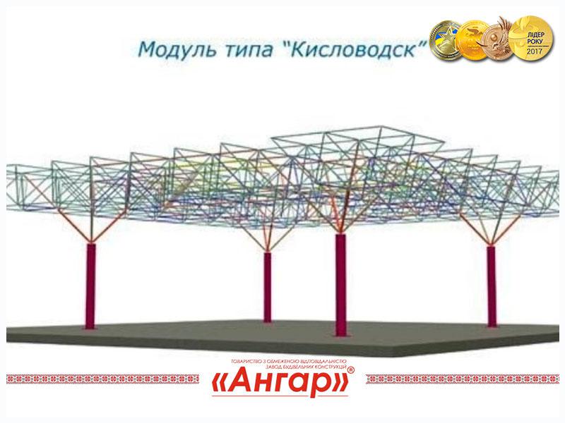 Продам Ангар (модульное здание) типовой проект Кисловодск - фото 1 - id-p8078828