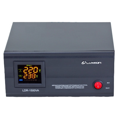 Стабилизатор напряжения LUXEON LDR-1500VA - фото 1 - id-p1146699