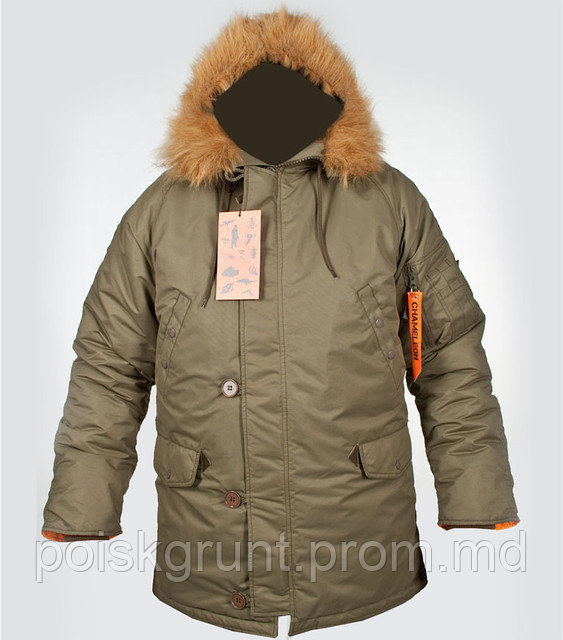 Куртка зимняя N-3B olive - фото 1 - id-p1177690