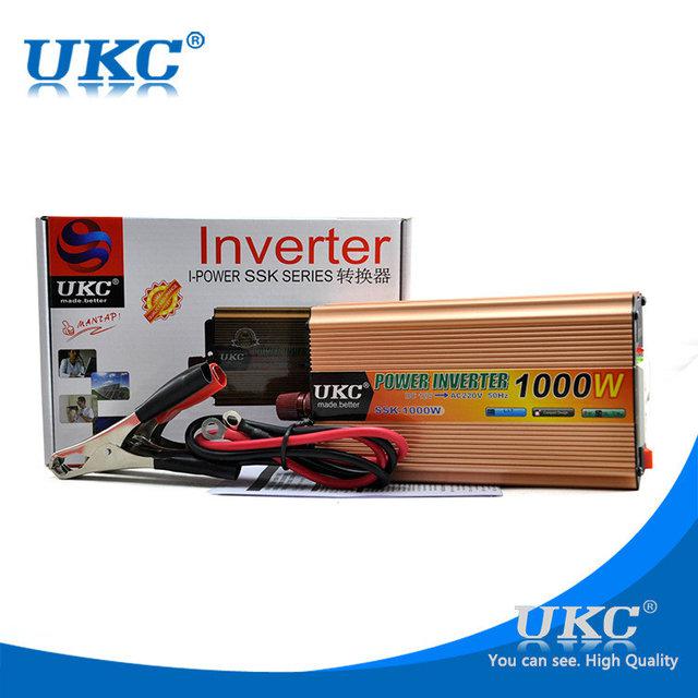 Преобразователь инвертор 24V-220V,UKC SST-1000A 1000W +USB, - фото 1 - id-p8119541