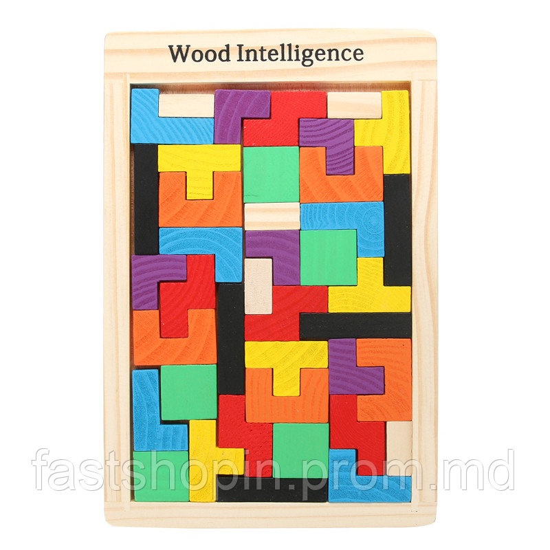 Деревянные Пазлы/Wooden Tangram Brain Teaser Puzzle Toys - фото 1 - id-p8226960