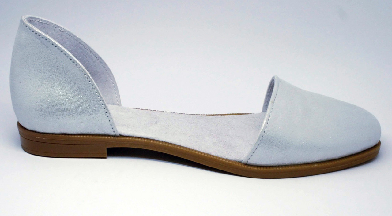 Балетки женские кожаные - летняя обувь из натуральной кожи - фото 1 - id-p8261892