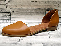 Балетки летние кожаные - женская обувь из натуральной кожи