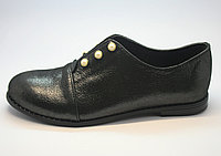 Туфли женские кожаные черные - женская кожаная обувь.