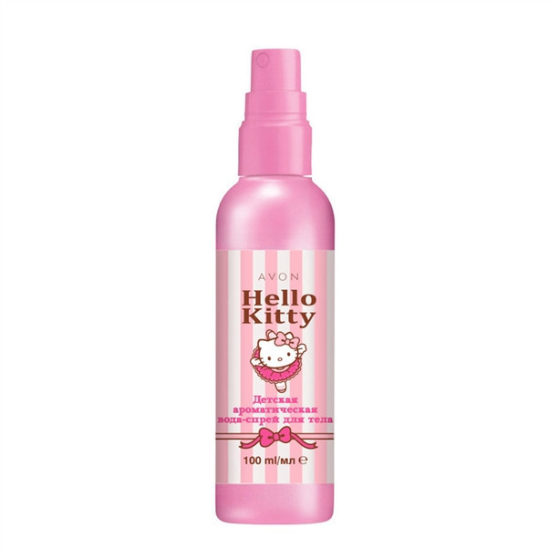 Детская ароматическая вода-спрей для тела Avon Hello Kitty, Эйвон Хэллоу Китти, Avon, Эйвон, Ейвон,100 мл - фото 1 - id-p8258392