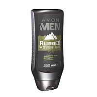 Шампунь-гель для душа для мужчин Avon Men Rugged Adventure, 250 мл