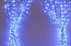 Светодиодная гирлянда 3м * 1м IP44 синяя ECOLEND - фото 1 - id-p8352590