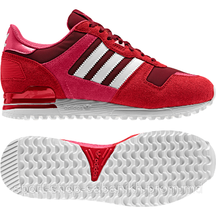 Zx 700 W Leather (Suede Overlays + Baseball Satin Underlays) - фото 1 - id-p1302957