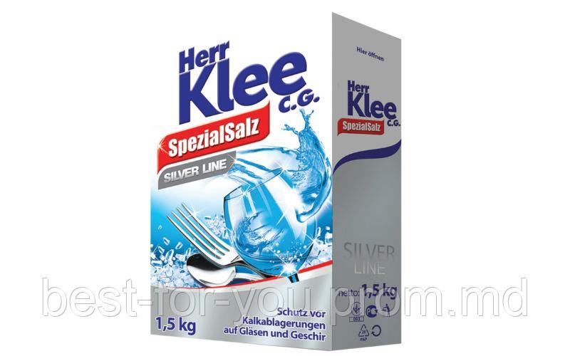 Соль для посудомоечной машины Spezial Salz Herr Klee C.G. Silver Line, 1,5 кг - фото 1 - id-p8492302
