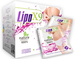 LipoX9 (Липо Икс9) - саше для похудения - фото 1 - id-p8620385