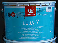 Влагостойкая матовая экстремально стойкая краска Tikkurila Luja 7, (Тиккурила Луя 7), База А 9л