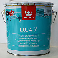 Влагостойкая Полуглянцевая экстремально стойкая краска Tikkurila Luja 7, Луя база А 2,7л