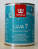 Влагостойкая полуглянцевая экстремально стойкая краска Tikkurila Luja 7, краска Луя 7, База А 0,9л