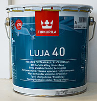 Влагостойкая полуглянцевая экстремально стойкая краска Tikkurila Luja 40, краска Луя 40, База А 2,7л