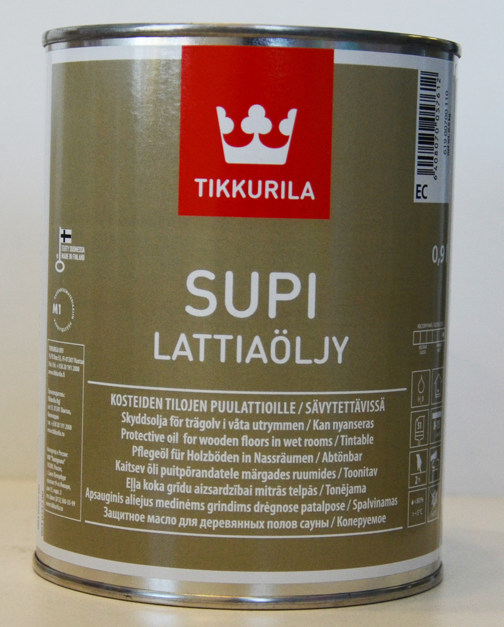 Супи масло для пола cауны - Supi Lattiaolju 0,9л - фото 1 - id-p8630347