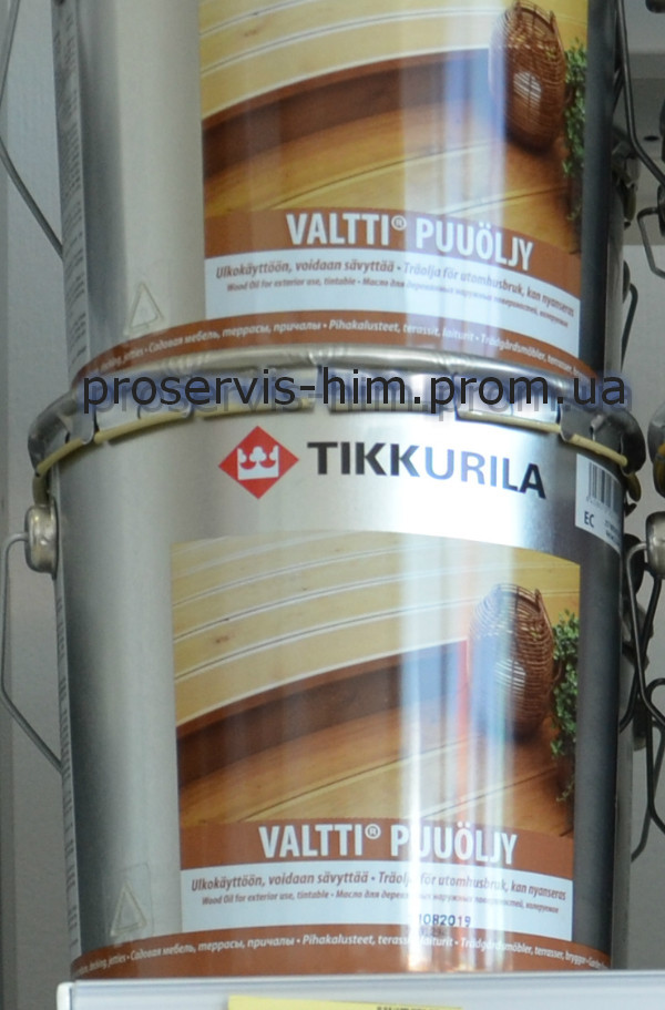 TIKKURILA VALTTI PUUOLJY, Валтти масло для защиты деревянных поверхностей, 2,7л - фото 1 - id-p8630353